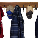 Herringbone Wall Hook Coat Rack 4 Sizes & 20 Colors, Special Walnut & Oiled Bronze Hooks