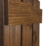 Board & Batten Shutters - 20 Stain Colors, Shown in Special Walnut