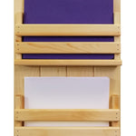 Lawndale Dual Bin Mail Organizer, 20 Stain Colors - Renewed Decor & Storage