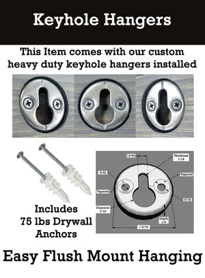 keyhole hangers 100 lb