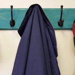 Brookside Wall Mounted Hook Rack - 20 Paint Colors, Shown in Coral Blue