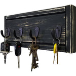 Herringbone Wall Hook Coat Rack 4 Sizes & 20 Colors, Kettle Black & Oiled Bronze Hooks