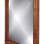 Farmhouse Wood Framed Wall Mirror - 20 Stain Colors, Shown in English Chestnut 