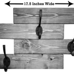Wall Mounted Coat Rack Size