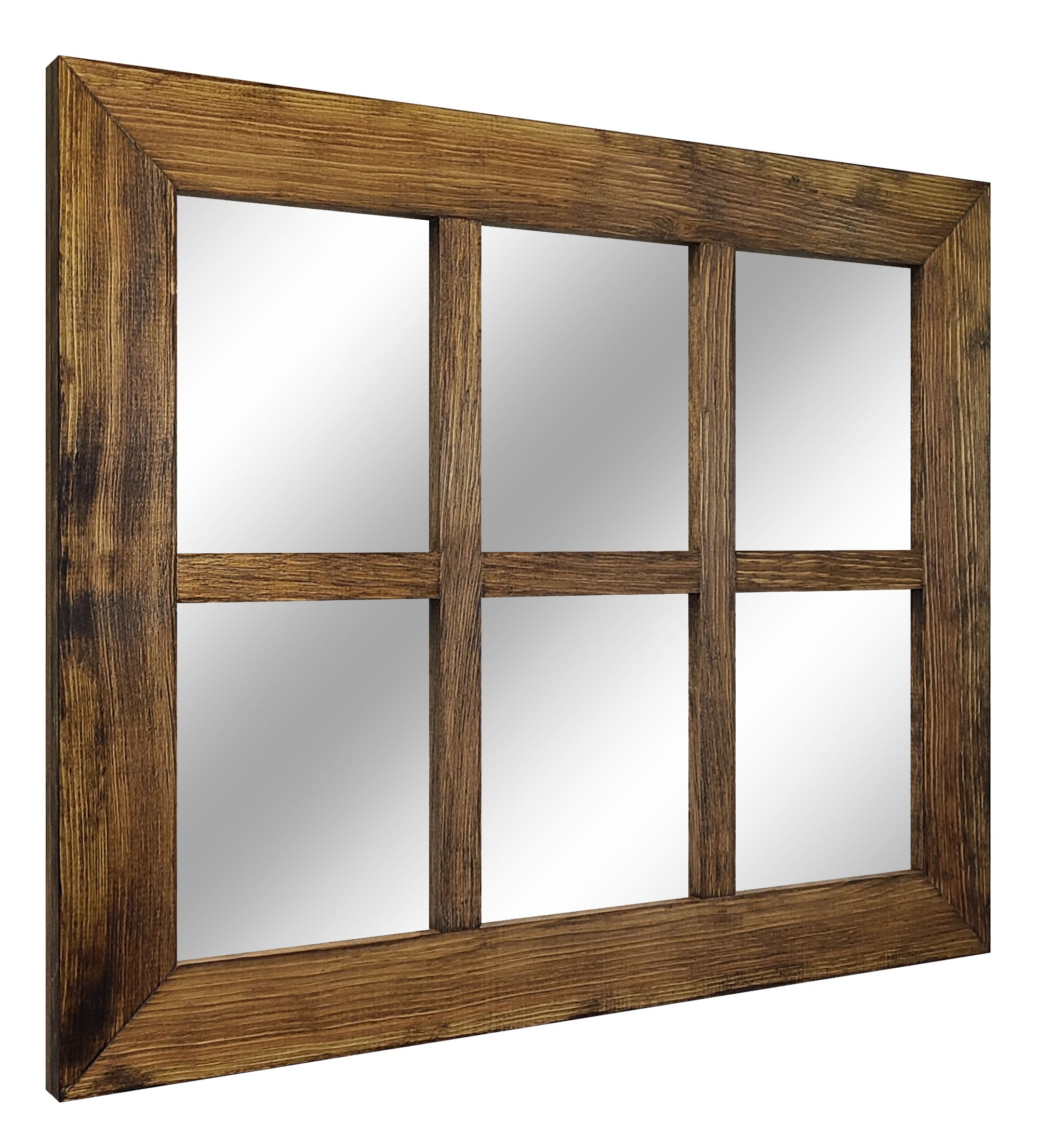 paned mirror